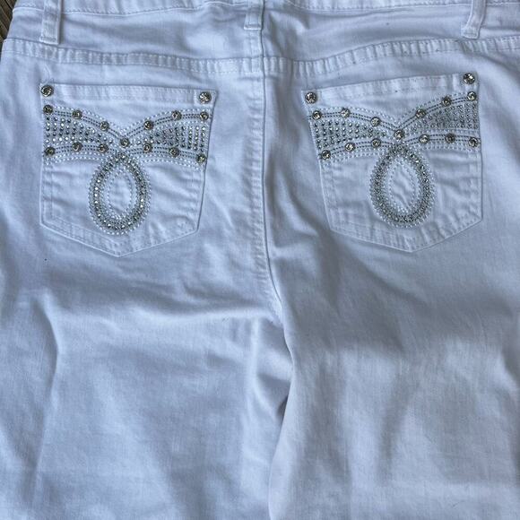 Earl women’s capri denim jeans, size 10 - Picture 4 of 7